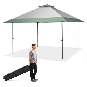 Costway 4M x 4M Gazebo Pop up Canopy Tent Sun Shelter w/ Wheeled Bag Costway 4M x 4M Gazebo Pop up Canopy Tent Sun Shelter w/ Wheeled Bag
