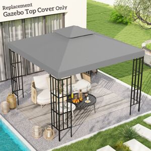 Outsunny 3m Light Grey Garden Gazebo Canopy - Gazebo Canopy Outsunny 3m Light Grey Garden Gazebo Canopy - Gazebo Canopy