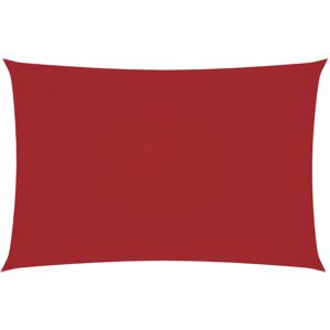 vidaXL Rectangular Red Oxford Parasol - Waterproof & UV Protected vidaXL Rectangular Red Oxford Parasol - Waterproof & UV Protected