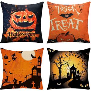 Unbranded (As show, One size) Set of 4 Halloween Pumpkin Superman Throw Pillow Cover, Home Unbranded (As show, One size) Set of 4 Halloween Pumpkin Superman Throw Pillow Cover, Home