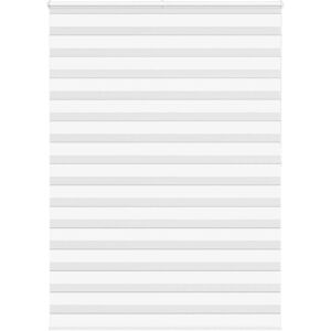vidaXL Zebra Blind White 160x200 cm Fabric Width 155.9 cm Polyester vidaXL Zebra Blind White 160x200 cm Fabric Width 155.9 cm Polyester