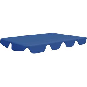 vidaXL Blue Replacement Canopy for Garden Swing - Canopy vidaXL Blue Replacement Canopy for Garden Swing - Canopy