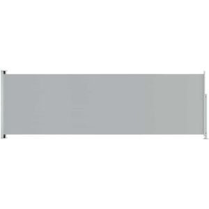 vidaXL Grey Retractable Side Sun Shade - Sun Shade vidaXL Grey Retractable Side Sun Shade - Sun Shade