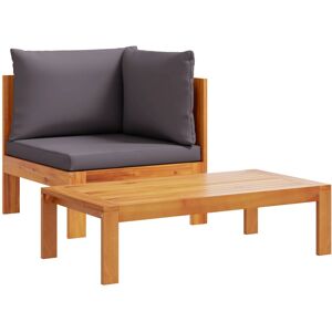 vidaXL Outdoor Bench - Acacia Wood - Garden Furniture vidaXL Outdoor Bench - Acacia Wood - Garden Furniture