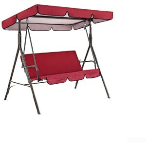 Unbranded Garden Swing Cover Set for 3-Person Metal Veranda Bench Waterproof 210D Oxford F Unbranded Garden Swing Cover Set for 3-Person Metal Veranda Bench Waterproof 210D Oxford F