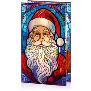 Premier - Lit Santa Glass Table Top 50 Warm White LEDs - 21x13 Premier - Lit Santa Glass Table Top 50 Warm White LEDs - 21x13