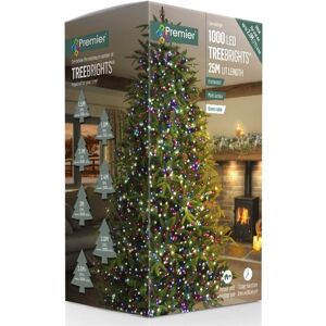 Premier - 1000 LED Multi Action Treebrights With Timer - Enchanted/Green Cable Premier - 1000 LED Multi Action Treebrights With Timer - Enchanted/Green Cable