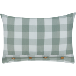 Beliani Mint Green Check Cushion - Cushions Beliani Mint Green Check Cushion - Cushions