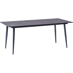 Beliani Garden Dining Table TOLENTINO 180 cm 90 cm Stone Effect Grey Beliani Garden Dining Table TOLENTINO 180 cm 90 cm Stone Effect Grey
