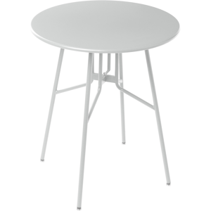 Beliani Bistro Table TALTAL 64 cm 64 cm Metal Grey Beliani Bistro Table TALTAL 64 cm 64 cm Metal Grey