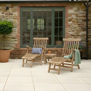 Charles Bentley Solid Wooden Teak Steamer Chair/Sun Lounger Garden Furniture Charles Bentley Solid Wooden Teak Steamer Chair/Sun Lounger Garden Furniture