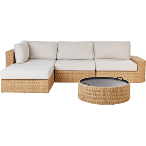 Beliani Oliveri Garden Sofa Set - Modern Outdoor Lounge for 4 Beliani Oliveri Garden Sofa Set - Modern Outdoor Lounge for 4