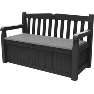 Dema Garden Storage Bench Eden - 265L Anthracite Grey Dema Garden Storage Bench Eden - 265L Anthracite Grey