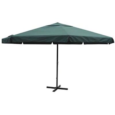 vidaXL Garden Parasol Green Aluminium 500cm - Garden parasol vidaXL Garden Parasol Green Aluminium 500cm - Garden parasol