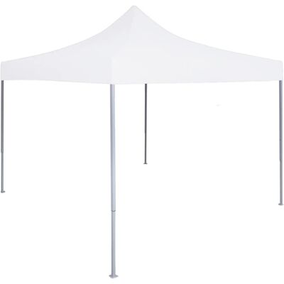 vidaXL Garden Furniture Set Professional Folding Party Tent - 3x3 m - White - Outdoor Event vidaXL Garden Furniture Set Professional Folding Party Tent - 3x3 m - White - Outdoor Event