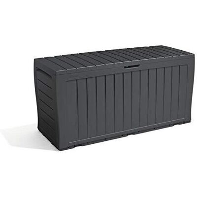 Keter Marvel+ 270L Garden Storage Box - Grey Keter Marvel+ 270L Garden Storage Box - Grey