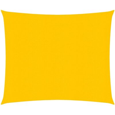 vidaXL Sunshade Sail 160 g/m² Yellow 2.5x2.5 m HDPE Sunscreen Patio Shade vidaXL Sunshade Sail 160 g/m² Yellow 2.5x2.5 m HDPE Sunscreen Patio Shade