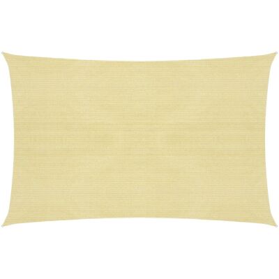 vidaXL Beige Sunshade Sail - UV Protection, Water & Wind Permeable - 2x3.5 m vidaXL Beige Sunshade Sail - UV Protection, Water & Wind Permeable - 2x3.5 m