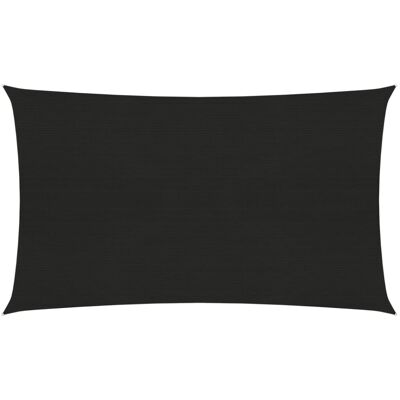 vidaXL Sunshade Sail Black Sun Sail Tarp Patio Shade Shade Canopy Screen Tarp - Sunshade Sail vidaXL Sunshade Sail Black Sun Sail Tarp Patio Shade Shade Canopy Screen Tarp - Sunshade Sail