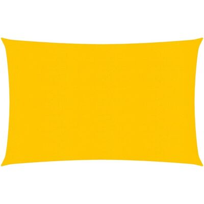 vidaXL Sunshade Sail 160 g/m² Yellow 3x4 m HDPE Outdoor Patio Shade Canopy vidaXL Sunshade Sail 160 g/m² Yellow 3x4 m HDPE Outdoor Patio Shade Canopy