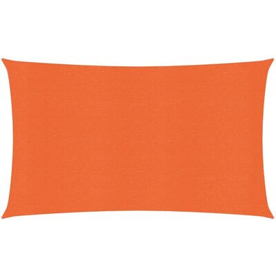 vidaXL Sunshade Sail 2.5x5 m Orange UV Protection Durable Outdoor Canopy vidaXL Sunshade Sail 2.5x5 m Orange UV Protection Durable Outdoor Canopy