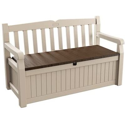Keter Eden Bench Outdoor Storage Box - Garden Furniture - 140 x 60 Keter Eden Bench Outdoor Storage Box - Garden Furniture - 140 x 60