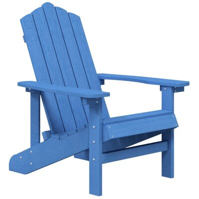 vidaXL Garden Adirondack Chair HDPE Aqua Blue Patio Armchair Outdoor Furniture vidaXL Garden Adirondack Chair HDPE Aqua Blue Patio Armchair Outdoor Furniture