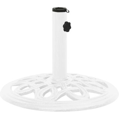 vidaXL White Umbrella Base 40x32cm - Outdoor Garden Stand vidaXL White Umbrella Base 40x32cm - Outdoor Garden Stand