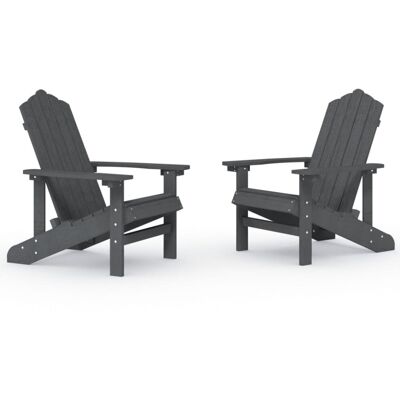 (anthracite) vidaXL Garden Adirondack Chair Outdoor Chair Sun Lounger Patio Armc (anthracite) vidaXL Garden Adirondack Chair Outdoor Chair Sun Lounger Patio Armc