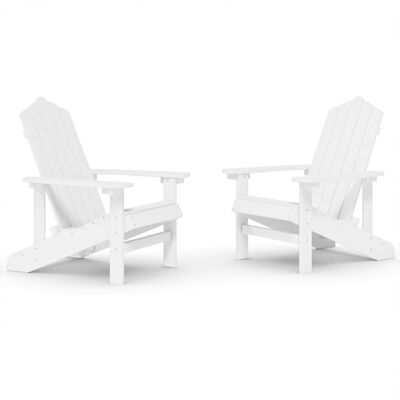 (white) vidaXL Garden Adirondack Chair Outdoor Chair Sun Lounger Patio Armchair (white) vidaXL Garden Adirondack Chair Outdoor Chair Sun Lounger Patio Armchair
