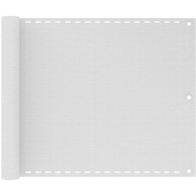 vidaXL - Paravento da Balcone - White - 75x400 cm - Privacy screen vidaXL - Paravento da Balcone - White - 75x400 cm - Privacy screen