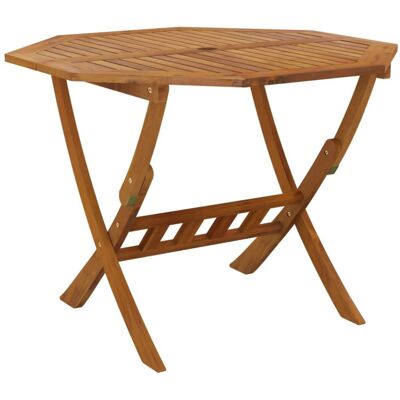vidaXL Solid Wood Acacia Folding Garden Table - Garden Table vidaXL Solid Wood Acacia Folding Garden Table - Garden Table