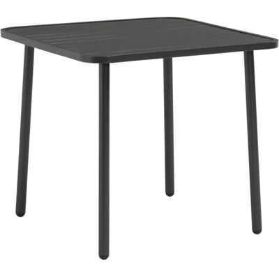 vidaXL - 44258 - Dark Gray - 80x80x72 cm - Garden Table vidaXL - 44258 - Dark Gray - 80x80x72 cm - Garden Table