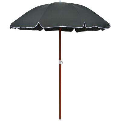vidaXL Parasol Steel Pole 180cm Anthracite - Outdoor Umbrella Sunshade vidaXL Parasol Steel Pole 180cm Anthracite - Outdoor Umbrella Sunshade