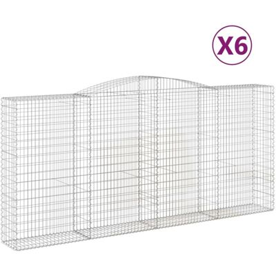 vidaXL Arched Gabion Basket - Garden Decorative Walls vidaXL Arched Gabion Basket - Garden Decorative Walls
