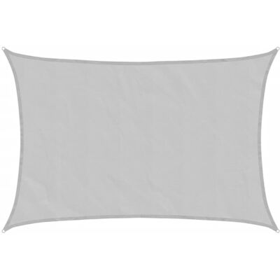 vidaXL Sun Shade Sail Awning Canopy Light Grey 3.5x2.5 m vidaXL Sun Shade Sail Awning Canopy Light Grey 3.5x2.5 m