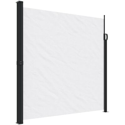 vidaXL Retractable Side Awning White 200x300 cm - Outdoor Privacy Screen vidaXL Retractable Side Awning White 200x300 cm - Outdoor Privacy Screen