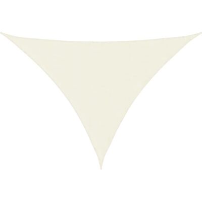 vidaXL Sunshade Sail Oxford Fabric Triangular 4x5x6.4 m Cream Shade Canopy - Sunshade Sail vidaXL Sunshade Sail Oxford Fabric Triangular 4x5x6.4 m Cream Shade Canopy - Sunshade Sail