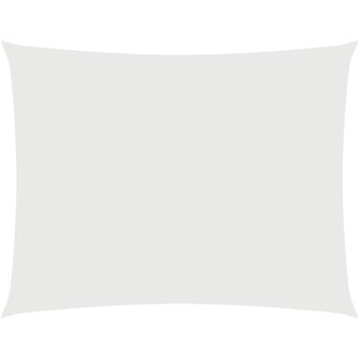 vidaXL Sunshade Sail Oxford Fabric Rectangular 3x4.5 m White Shade Canopy - Sunshade Sail vidaXL Sunshade Sail Oxford Fabric Rectangular 3x4.5 m White Shade Canopy - Sunshade Sail