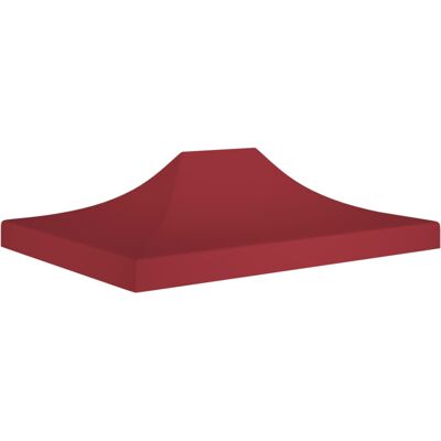 vidaXL Burgundy Party Tent Roof 4.5x3 m Replacement Canopy Cover vidaXL Burgundy Party Tent Roof 4.5x3 m Replacement Canopy Cover