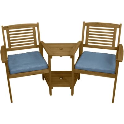 MonsterShop Wooden Companion Love Seat Cushions Garden Chairs Table Corner Bench Jack & Jill MonsterShop Wooden Companion Love Seat Cushions Garden Chairs Table Corner Bench Jack & Jill