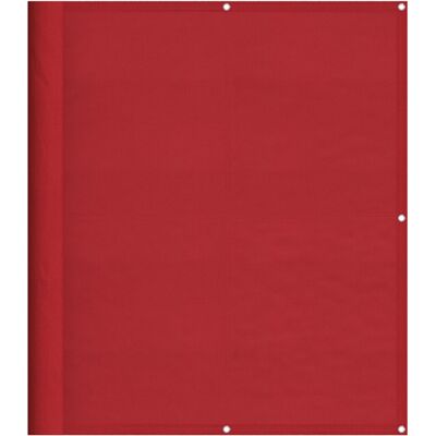 vidaXL Balcony Privacy Screen - 120x700 cm, Red - Balcony-Sichtschutz vidaXL Balcony Privacy Screen - 120x700 cm, Red - Balcony-Sichtschutz