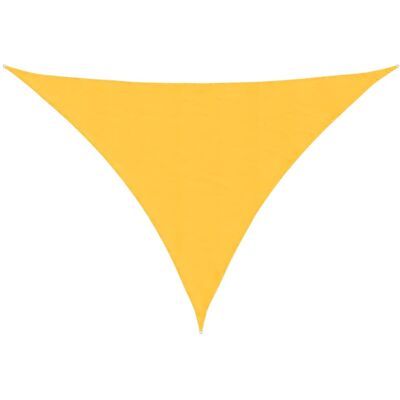 vidaXL Yellow 5x7x7 m Triangular Shade Sail - Outdoor UV Water Resistant vidaXL Yellow 5x7x7 m Triangular Shade Sail - Outdoor UV Water Resistant