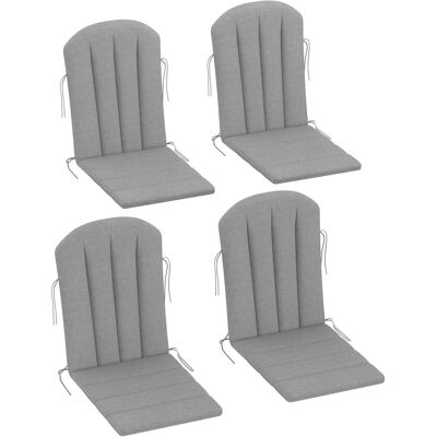 Outsunny Adirondack Chair Cushion Set of 4 Outdoor Chair Cushions with Ties 25 Outsunny Adirondack Chair Cushion Set of 4 Outdoor Chair Cushions with Ties 25