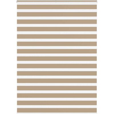 vidaXL Zebra Blinds - Sand Brown - 160x230 cm - Durable Polyester vidaXL Zebra Blinds - Sand Brown - 160x230 cm - Durable Polyester