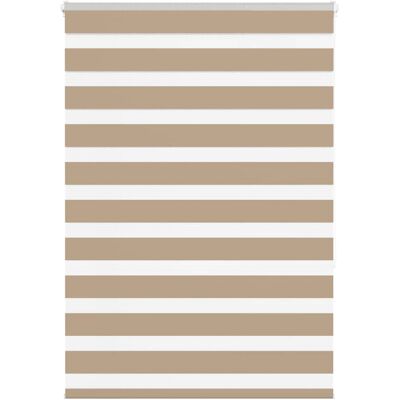 vidaXL Zebra Blinds - 110x150 cm, Polyester, Braun - Zebra Blinds vidaXL Zebra Blinds - 110x150 cm, Polyester, Braun - Zebra Blinds
