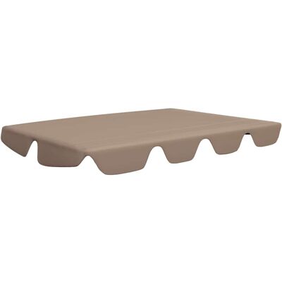 vidaXL Taupe Swing Canopy Replacement - Swing Canopy vidaXL Taupe Swing Canopy Replacement - Swing Canopy