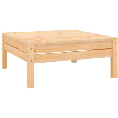 vidaXL Solid Pinewood Garden Footstool Outdoor Wooden Patio Footrest Ottoman vidaXL Solid Pinewood Garden Footstool Outdoor Wooden Patio Footrest Ottoman