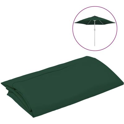 vidaXL Replacement Fabric for Outdoor Parasol Green Sunshade Garden Patio - Outdoor Parasol Fabric vidaXL Replacement Fabric for Outdoor Parasol Green Sunshade Garden Patio - Outdoor Parasol Fabric