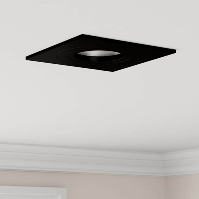 vidaXL 91x91 mm Black Square LED Downlights - Lighting Fixture vidaXL 91x91 mm Black Square LED Downlights - Lighting Fixture